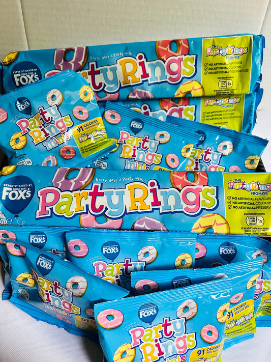 Party Ring Biscuits Gift box Chocolate party rings