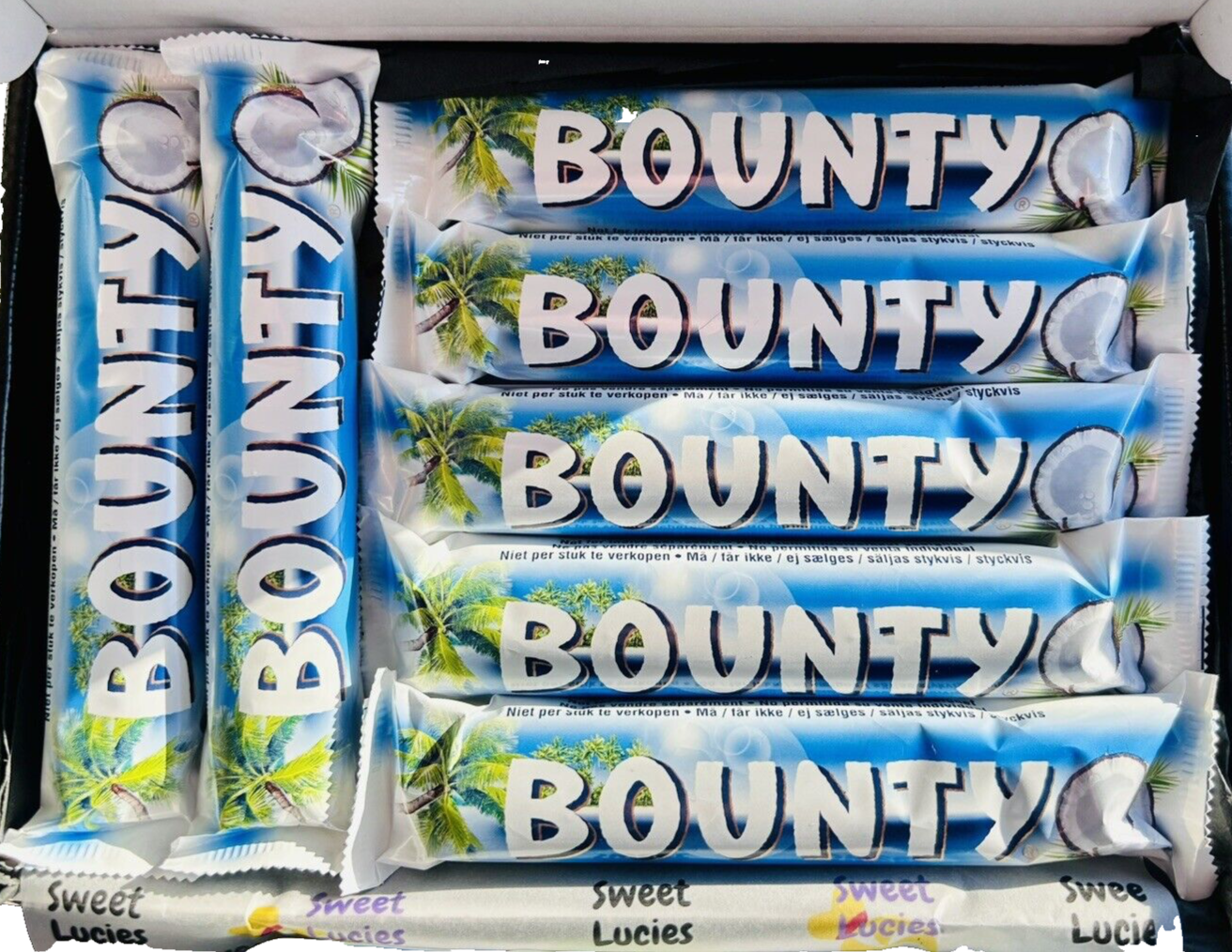 Bounty Milk Chocolate Bar Gift Box Hamper Sweet Selection Birthday Present