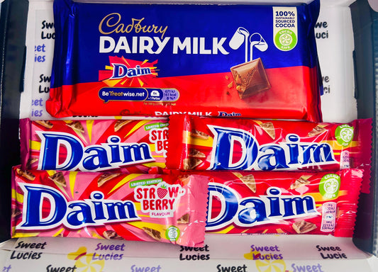 Cadbury Daim Bar Gift Box Daim letterbox Chocolates